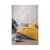 ÖZDİLEK COLORMİX NEVRESİM TAKIMI ÇİFT KİŞİLİK K.GRİ-SARI - 1