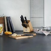 Zwilling 349310030 Twin Chef 2 Bambu Blok 8 Parça Bıçak Seti - 4