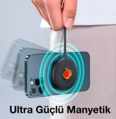 Baseus 1.5 Metre 15W Ultra Hızlı İphone 12,13,14,15 Serisi İle Uyumlu Magsafeli Kablosuz Şarj Standı - 5