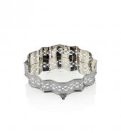 LAMEDOR FANCY GÜMÜŞ BÜYÜK TEPSİ 34348 CM - 1