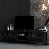 BMdekor TV Sehpası Afra Retro Gümüş 150 cm - 1