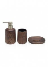 THE MİA WOODEN BANYO SETİ 3 PARÇA - 1