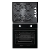 KUMTEL Siyah 2 li Set (Fırın-Ocak) - 4