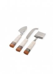 THE MİA MERMER PEYNİR BIÇAĞI 3 LÜ SET - 1