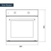 KUMTEL Siyah 2 li Set (Fırın-Ocak) - 3