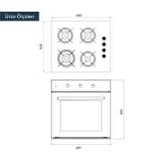 KUMTEL Siyah 2 li Set thumbnail 4