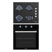 KUMTEL Siyah 2 li Set thumbnail 1