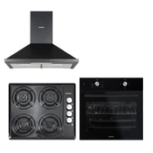 KUMTEL Siyah Basic Ankastre Set - 1