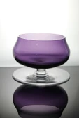 Paşabahçe El İmalatı Kristal Ayaklı Mor Mini Kase 1 Adet 11791 thumbnail 2
