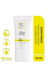 Rimu Health Lekeli Ciltler Için Cilt Tonu Eşitleyici 50 Spf Güneş Kremi - 1