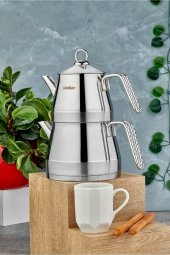 Cooker Ckr2971 Alesta Çaydanlık Aile Boyu-Gümüş - 1