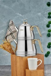 Cooker Ckr2970 Alesta Çaydanlık Aile Boyu-Altın - 1