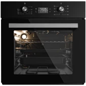 KUMTEL Digital Siyah Ankastre Fırın 8 Prog. B66 - SF2 (DDT) - 1