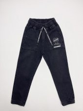 Erkek Çocuk Yapıştırma Cep Baskılı Kot Pantolon (Bir beden büyük almanız tavsiye edilir.) - 1