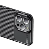 Vendas iPhone 15 Pro Uyumlu Deep Dizayn Auto Focus Tasarımlı Karbon Dizayn Kılıf - 6