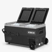 ICECO K95D 1224Volt 95 Litre AkülüKablolu Çift Bölmeli Kompresörlü Tekerlekli Outdoor Oto BuzdolabıDondurucu (Akü Dahil Değildir) - 1