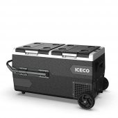 ICECO K95D 1224Volt 95 Litre AkülüKablolu Çift Bölmeli Kompresörlü Tekerlekli Outdoor Oto BuzdolabıDondurucu (Akü Dahil Değildir) - 7