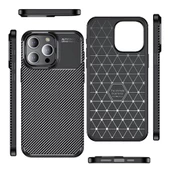Vendas iPhone 15 Pro Uyumlu Deep Dizayn Auto Focus Tasarımlı Karbon Dizayn Kılıf - 8