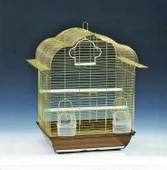 QH Pet Cage Kafes Pirinç 30x23x40 cm 1107AG - 1