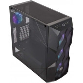 Cooler Master MasterBox TD500 Siyah ARGB 4x120mm Fanlı Tempered Glass, Kristal Mesh Ön panelli MidTower Kasa - 6