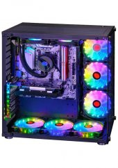 ColdPower ATX 7  ARGB Sessiz Fan Temper Cam Gaming RGB Kontrolcüsü ve Uzaktan Kumanda Kasa - 2