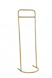 Metal Tasarım Parlak Gold Askılık Konfeksiyon Askısı Ayaklı Elbise Askılık - 4