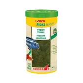 Sera Flora Nature 1000 ml  210 g Skt: 11/2026 Orjinal Kutusunda Bitkisel Pul Balık Yemi - 1