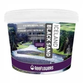 REEFLOWERS Iceland Black Sand 7 Kg Siyah Kum 1-2mm Yıkanmış ve Bakteriden Dezenfekte Edilmiştir.Boyasızdır - 1