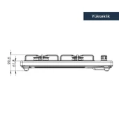 Kumtel İnox Setüstü Ocak KO-420 F (LPG) - 5