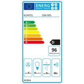 KUMTEL Siyah Sürgülü Aspiratör DS6-905 S - 2