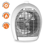 KUMTEL Fanlı Isıtıcı 2000 W LX-6331 Gri - 2