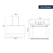 KUMTEL Digital Beyaz Ankastre Set  5 Gözlü - 6