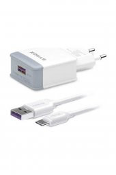 Syrox Umut_3.0 Amper Hızlı Şarj Aleti Cihazı Adaptörü Q32 Type-c Girişli (adaptör+kablo) - 1