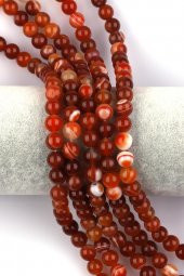 Akik Doğal Taş Dizi 8 mm Küre Kesim thumbnail 1