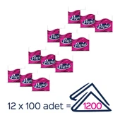 Papia Beyaz 100'lü Peçete (12 Paket x 100 Yaprak) - 2