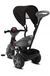 Babyhope 121 Bobo Üç Tekerlekli Ebeveyn Kontrollü Bisiklet Çocuk Bisikleti Gri 03012160,Gri Çocuk Bisikleti - 2