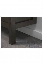 4 Bölmeli HEMNES Ayakkabı Dolabı, Venge Kahverengi Renk 107x101 cm Masif Çam Ağacı - 3