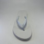10 Adet Parmak Arası Beyaz Erkek Terlik Eva Taban 14 mm  Flip Flop 44 Numara - 3