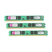 Kingston 12GB (3 x 4GB) DDR3 1333 PC3 10600 KVR1333D3N9K3/12G MASAÜSTÜ RAM BELLEK - 1