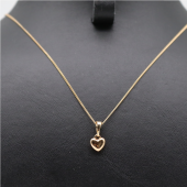 Minimal Kalp Kolye Gold - 2