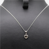 Minimal Kalp Kolye Silver - 2