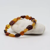 Multicolor Damla Kehribar Bileklik - 1