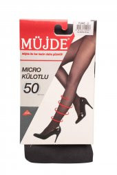 Müjde Micro Külotlu Çorap 50 Den | Füme - 1