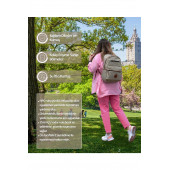 Njoy 16" Unisex Notebook & Günlük Sırt Çantası-hardal (NJ01MU) - 4