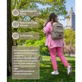 Njoy 16" Unisex Notebook & Günlük Sırt Çantası-haki (NJ01KH) - 3