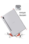 Galaxy Tab S9 11 inç Uyumlu Silikon Yumuşak Darbeye Dayanıklı Şeffaf Antişok Kapak thumbnail 3