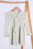 Babyhola %100 Organik Triko Kız Bebek Çocuk Kemerli Elbise 32125 - 11