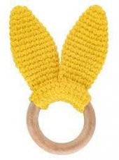 Babyjem Amigurumi Ahşap Diş Kaşıyıcı Sarı 651 - 1
