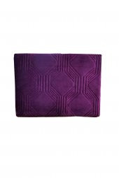 ÖZDİLEK TRENDY ÇİFT KİŞİLİK BATTANİYE ART DECO MÜRDÜM YENİ - 2