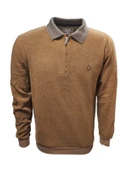 Rey Polo R01253 Erkek Basic Selanik Polo Yaka Sweatshirt thumbnail 3